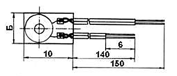 Размеры медных термометров сопротивления ТМ-221