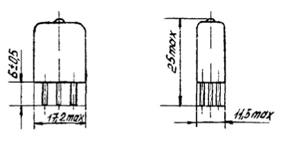 Габаритные и установочные размеры РЭК-43