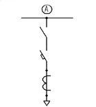Однолинейная схема панелей ЩО-70К-2-23