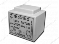 Фото Малогабаритный трансформатор для печатных плат ТН 30/18 G